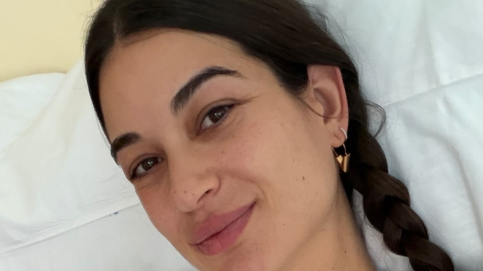 Estela Grande actualiza su estado de salud desde el hospital en la recta final de su embarazo