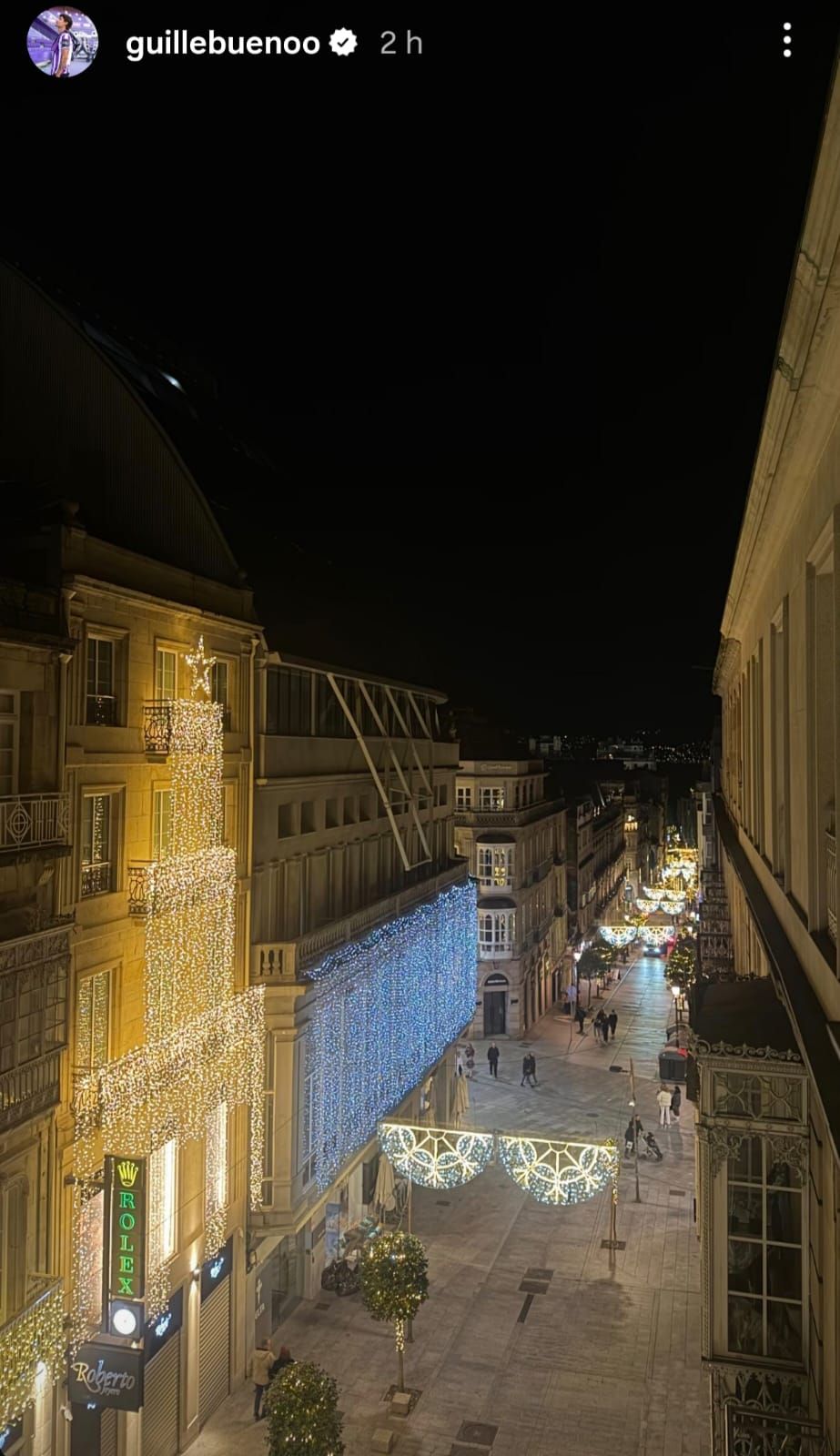 Guiller Bueno vuelve a Vigo en vacaciones.