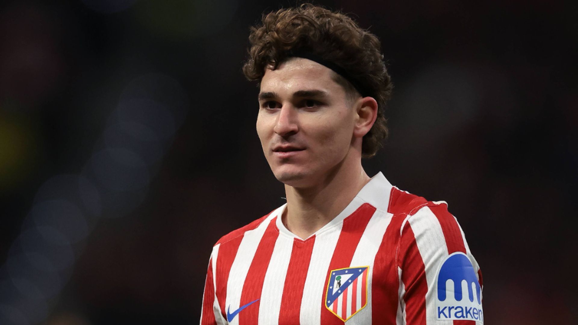 Julián Alvarez en un partido del Atlético de Madrid