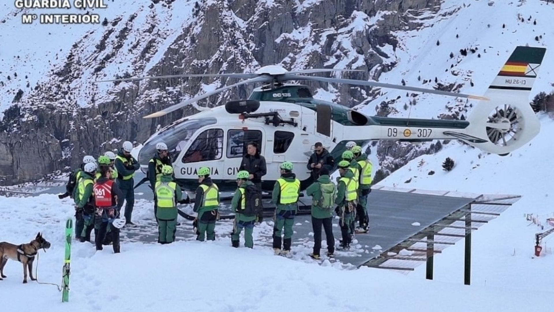 La última hora de los fallecidos, la herida y el desaparecido por un alud en Huesca