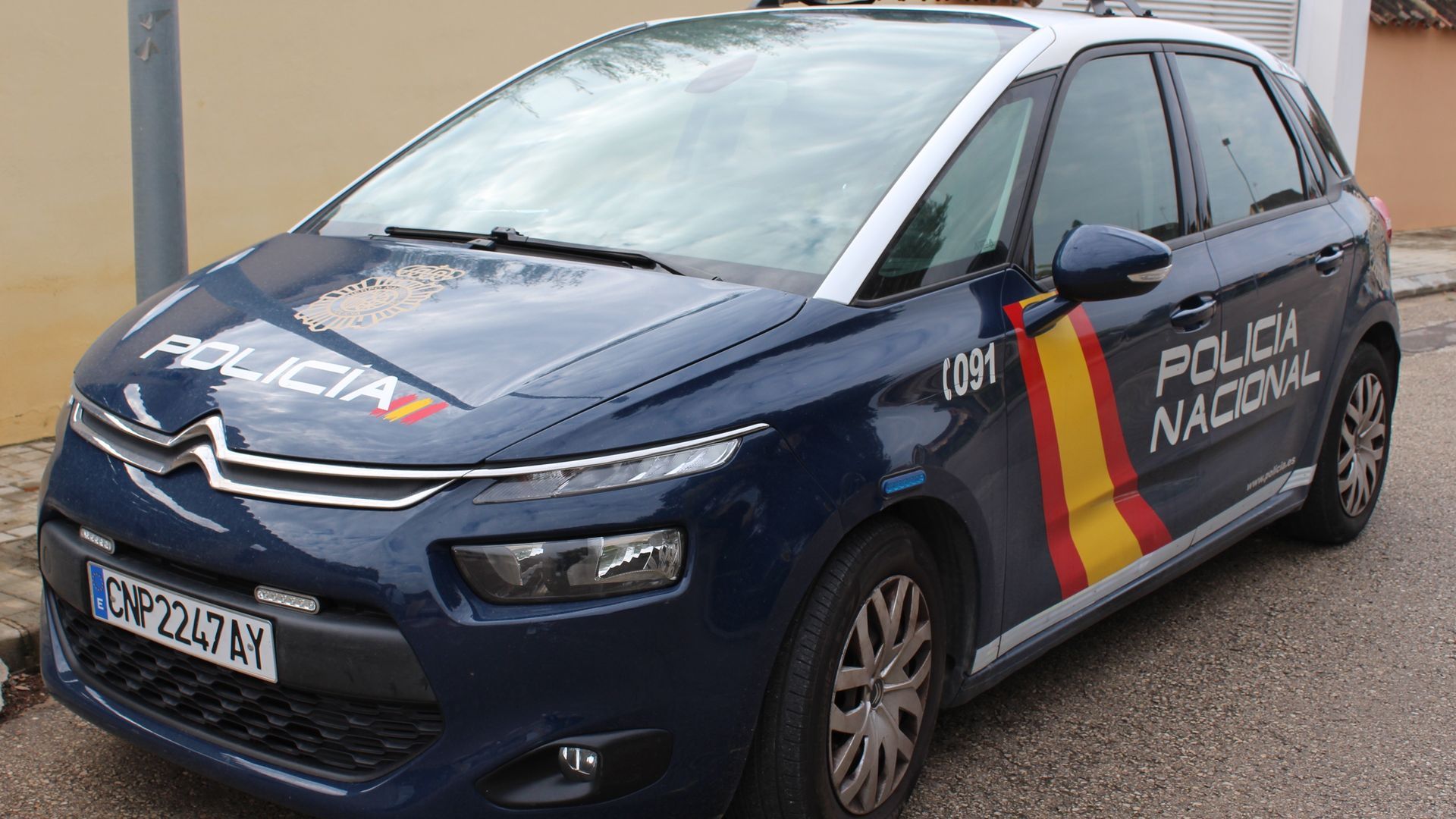 Vehículo de la Policía Nacional