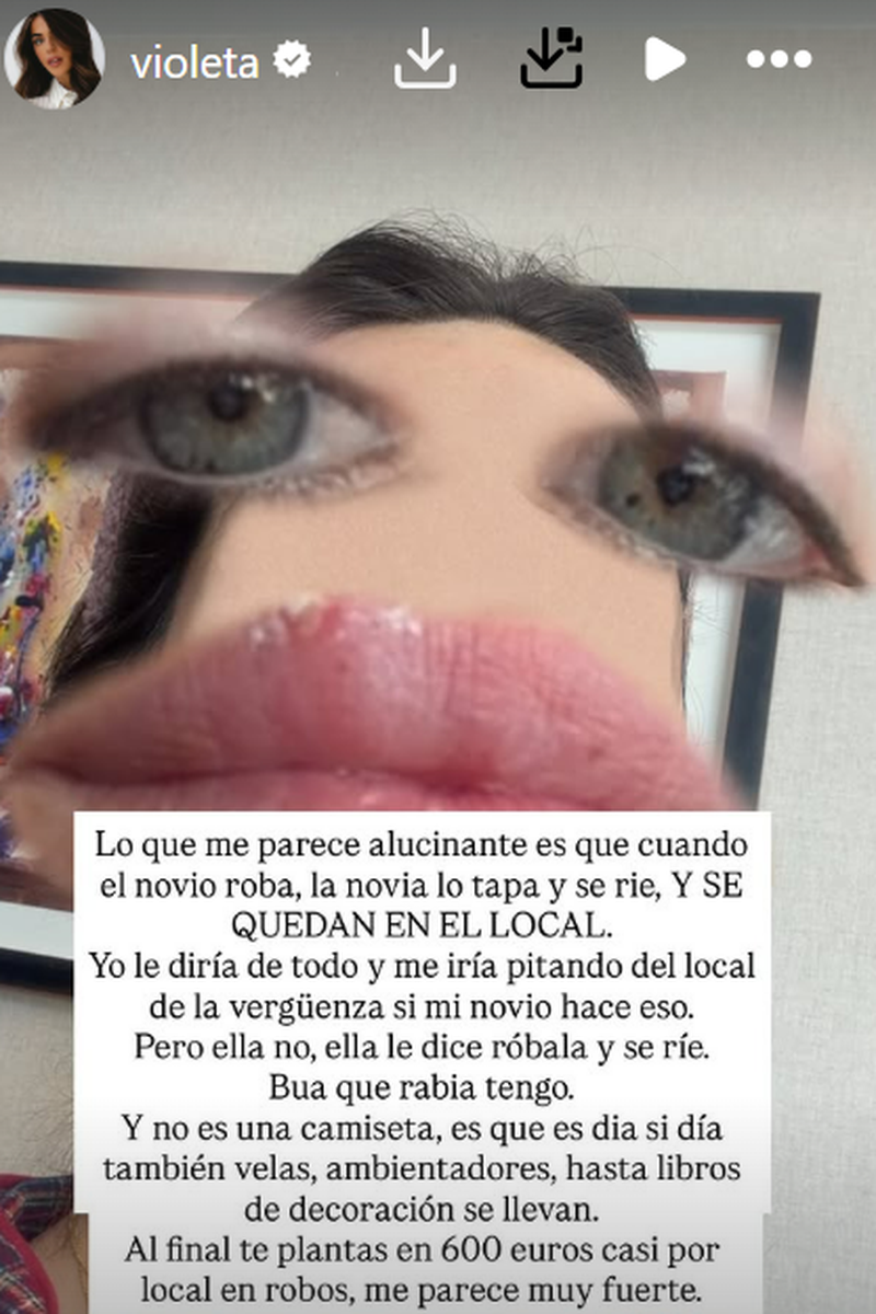 Violeta Mangriñán denuncia públicamente los robos que está sufriendo en Maison Matcha