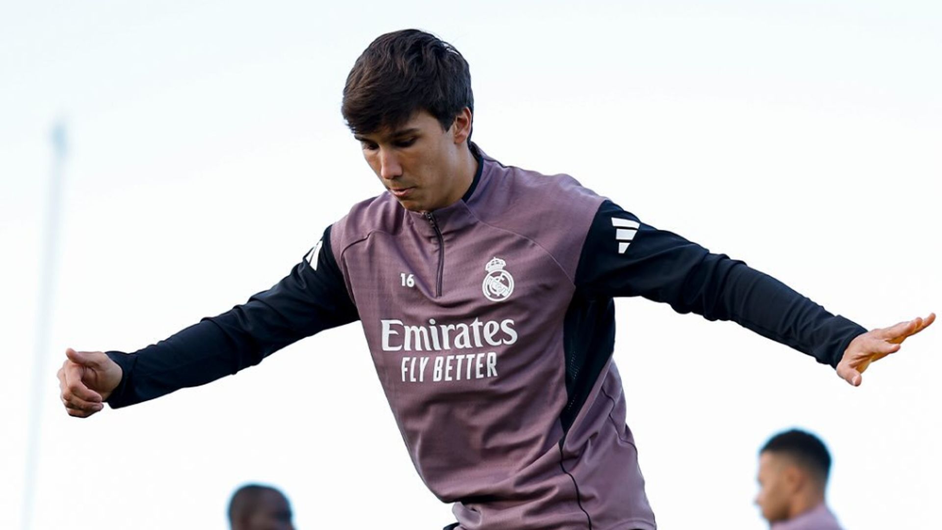 Gonzalo en un entrenamiento del Real Madrid Gonzalo en un entrenamiento del Real Madrid