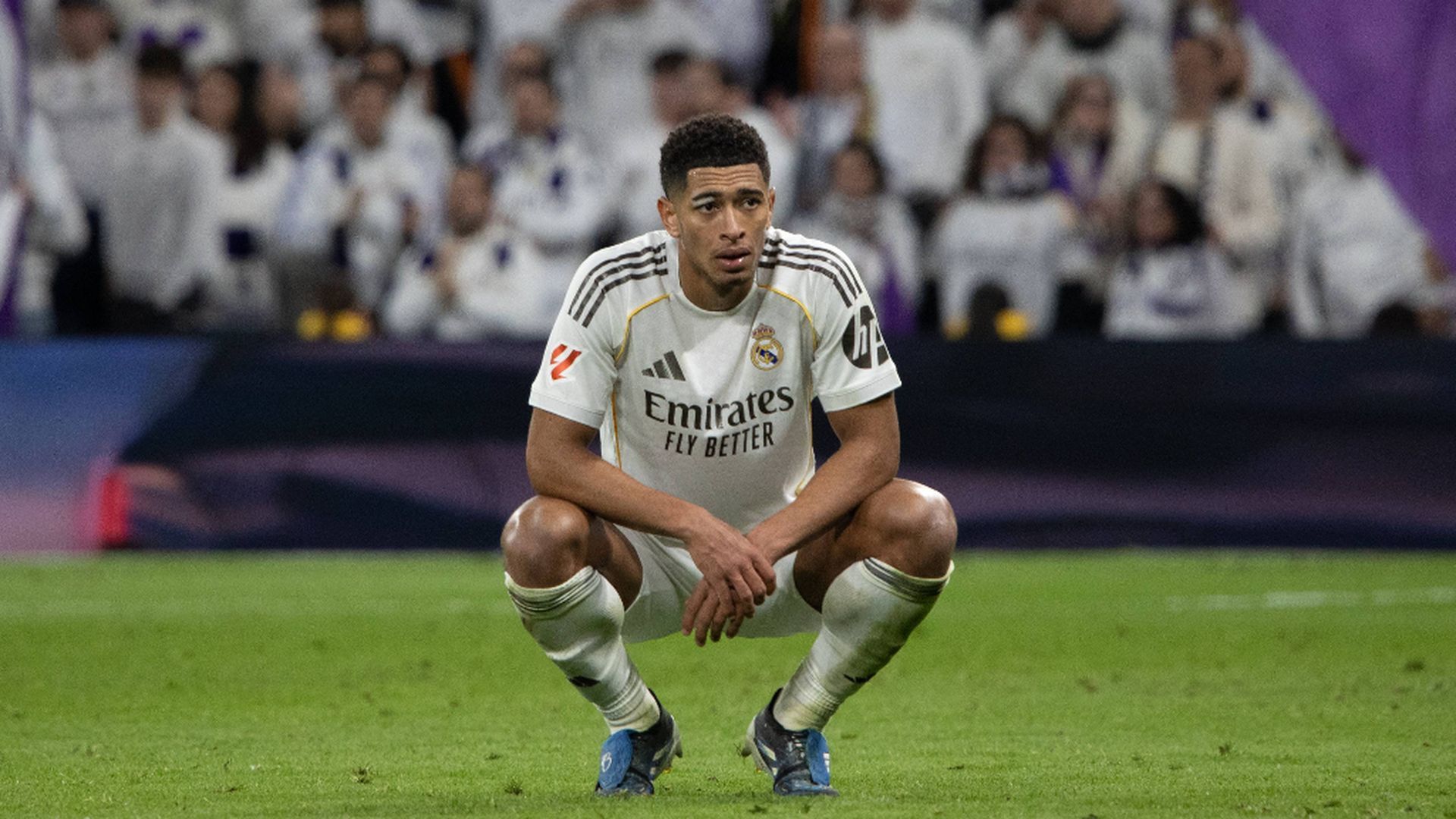 Jude Bellingham en un partido del Real Madrid