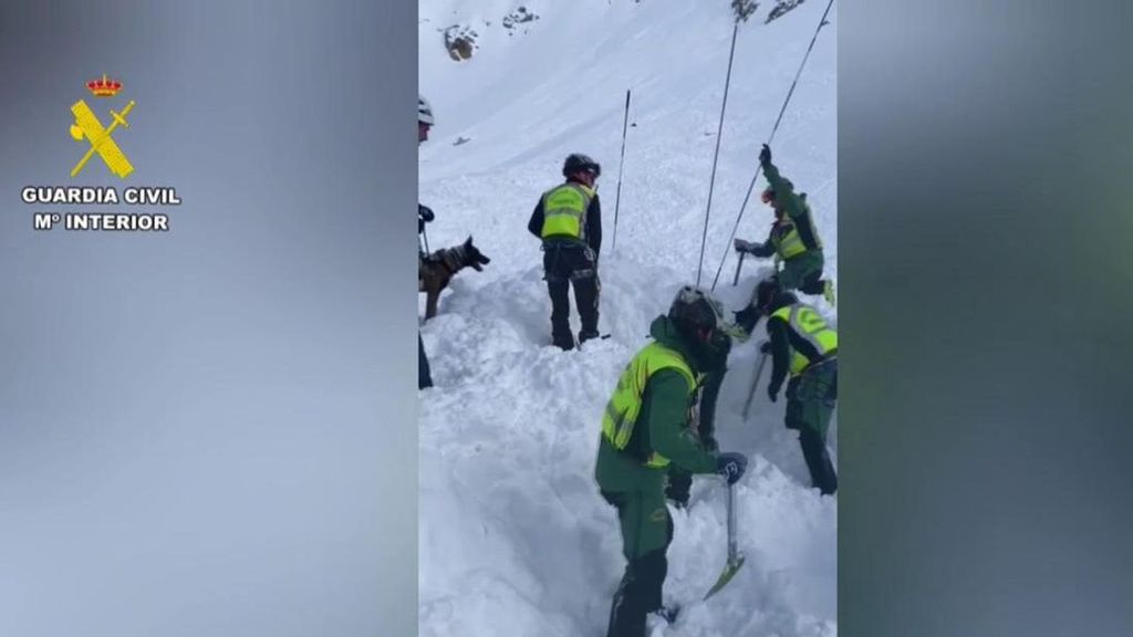 La magnitud del alud que acabó con la vida de García-Dihinx, Natalia y Eneko: 300 metros de ancho, 600 de longitud y 15 de profundidad