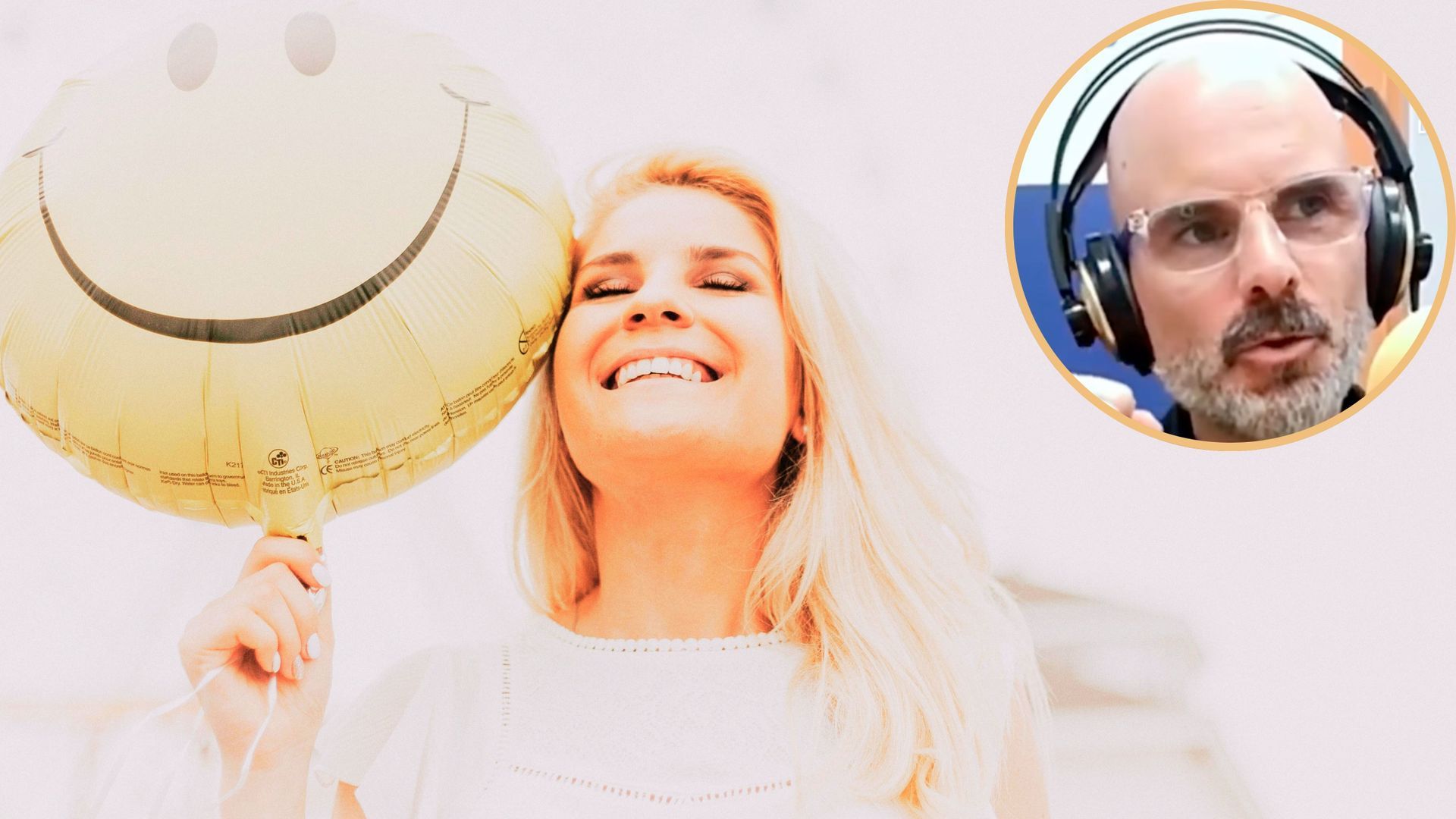 Mujer sonriente; a la derecha, José Carlos Ruiz Mujer sonriente; a la derecha, José Carlos Ruiz