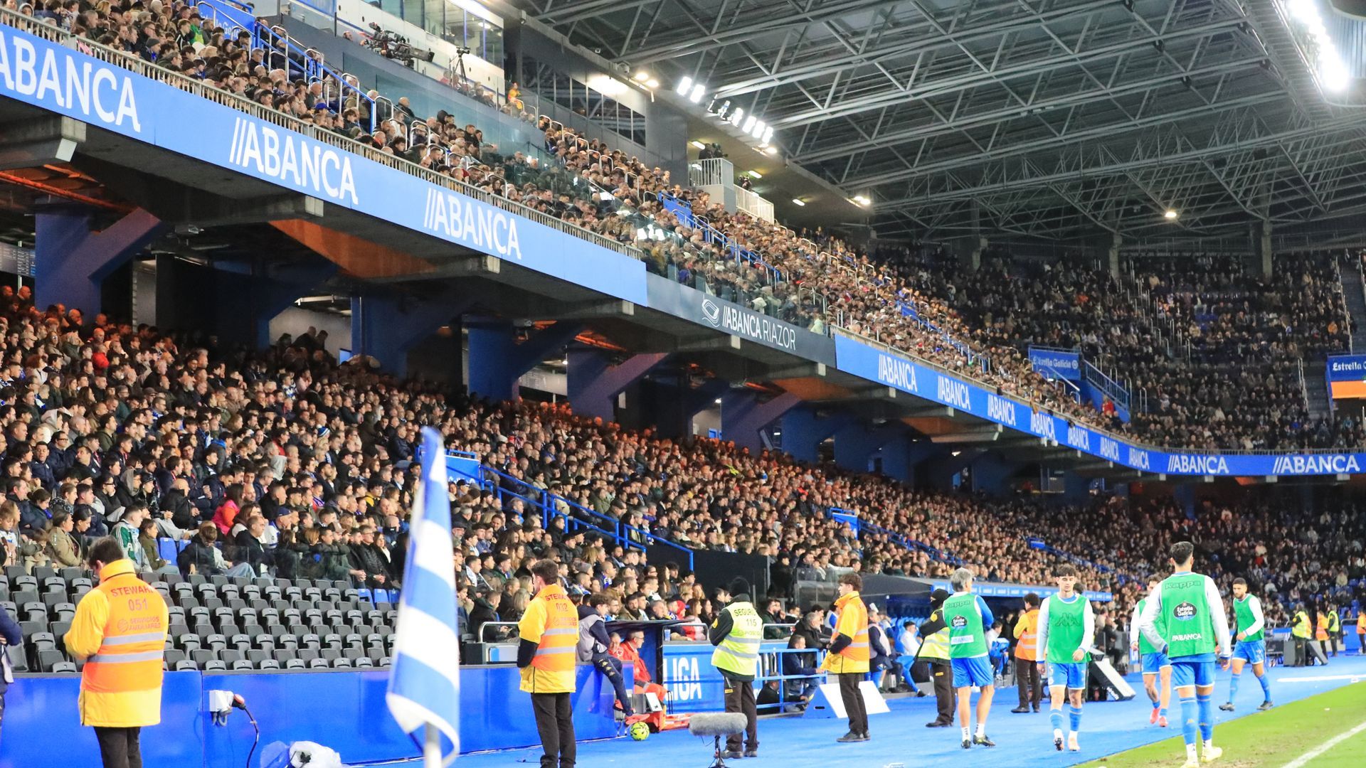 Riazor, durante el Deportivo-Castellón