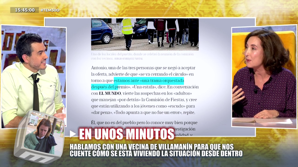 'Todo es mentira' propone a Elsa Punset como 'enviada de paz' para solucionar el conflicto en Villamanín