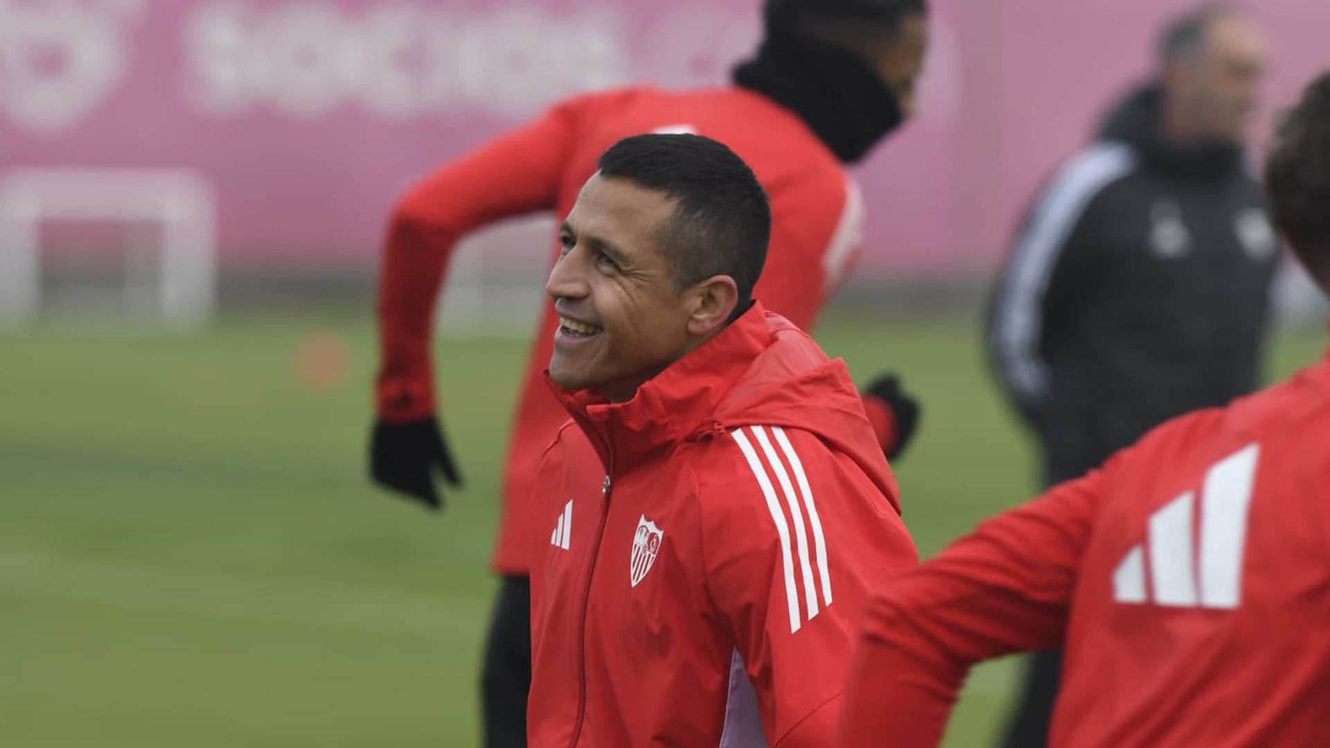 Alexis Sánchez, en el entrenamiento