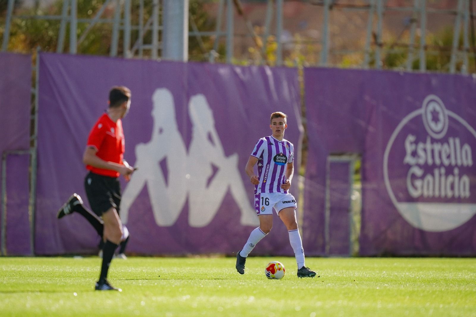 Aranda, en un partido con el Promesas