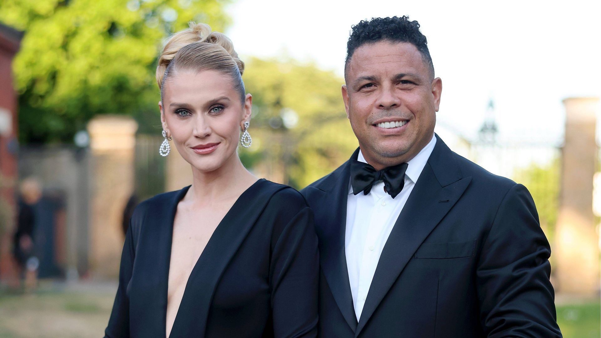 Celina Locks y Ronaldo Nazario Celina Locks y Ronaldo Nazario