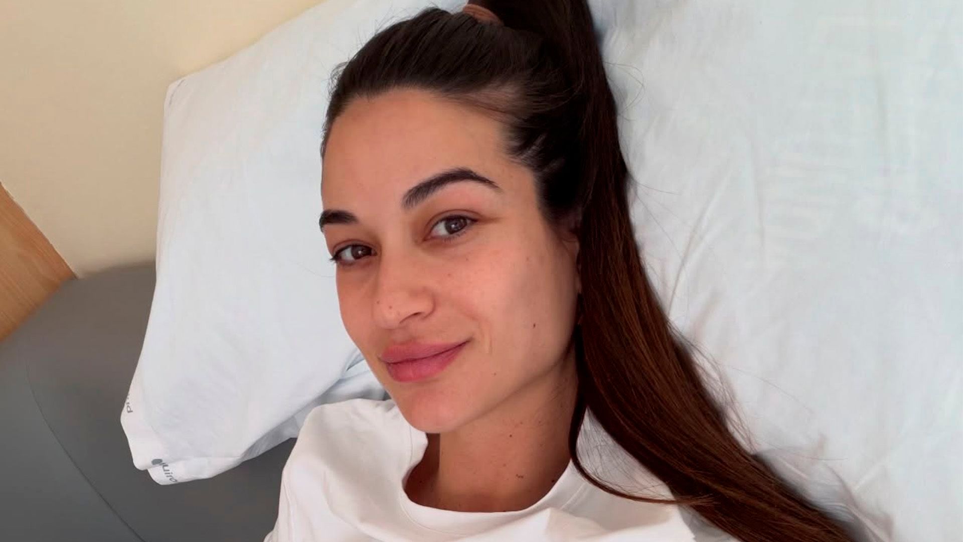 Estela Grande regresa a casa tras una semana ingresada por riesgo de parto Estela Grande regresa a casa tras una semana ingresada por riesgo de parto