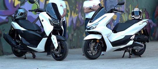 Honda PCX 125 y Yamaha NMAX 125