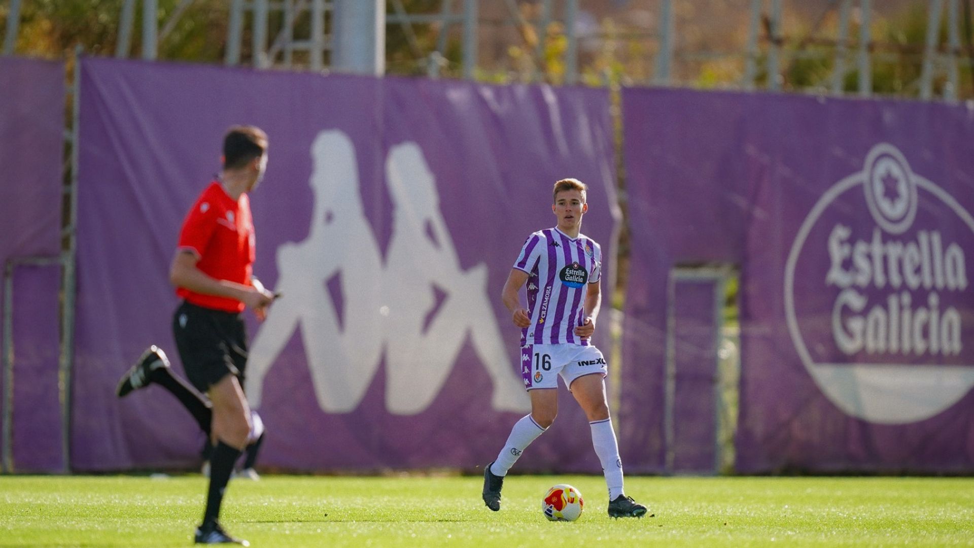 José Luis Aranda, en un partido con el Real Valladolid Promesas
