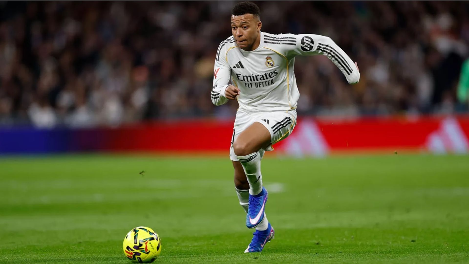 Kylian Mbappé, durante un partido con el Real Madrid Kylian Mbappé, durante un partido con el Real Madrid