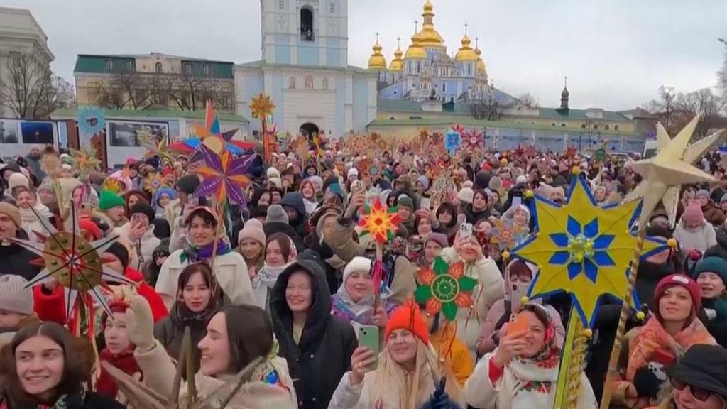 Ucrania vive otra Navidad en guerra: "No nos quejamos, la gente del frente está peor que nosotros"