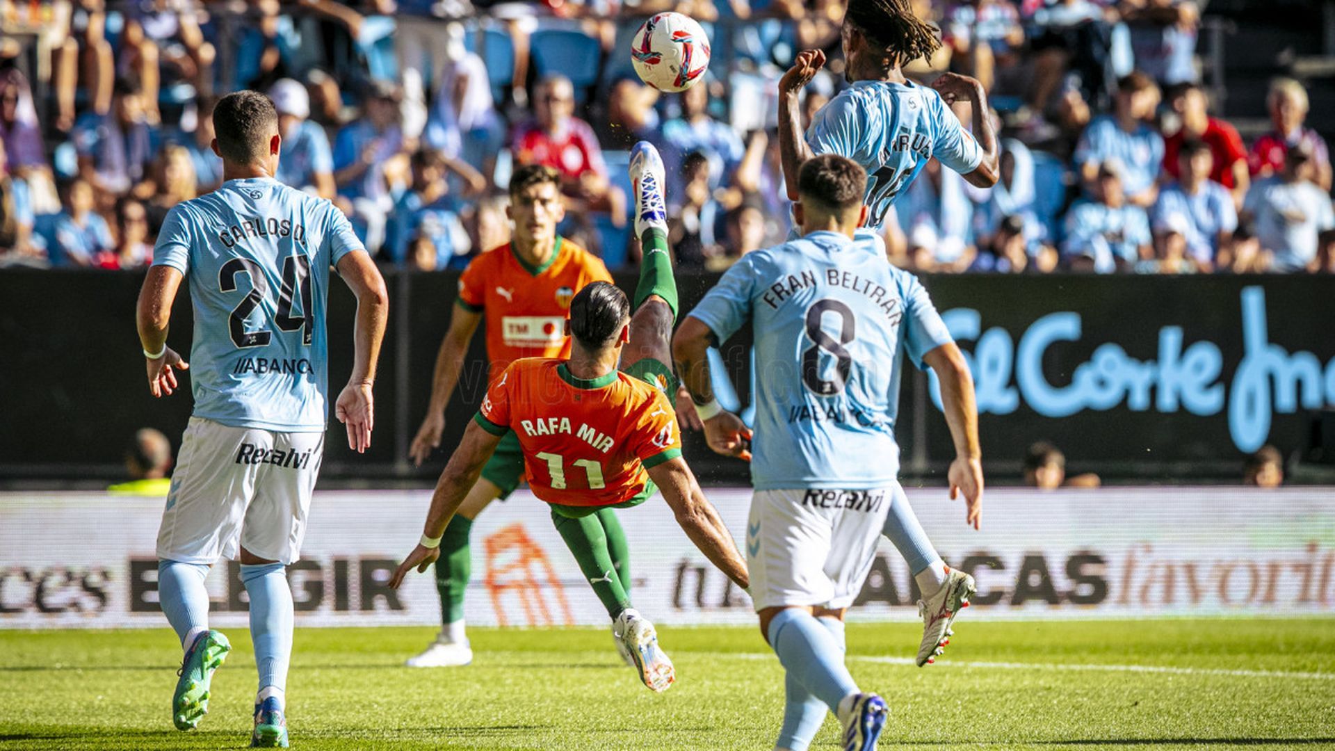 Un lance del último Celta-Valencia CF Un lance del último Celta-Valencia CF