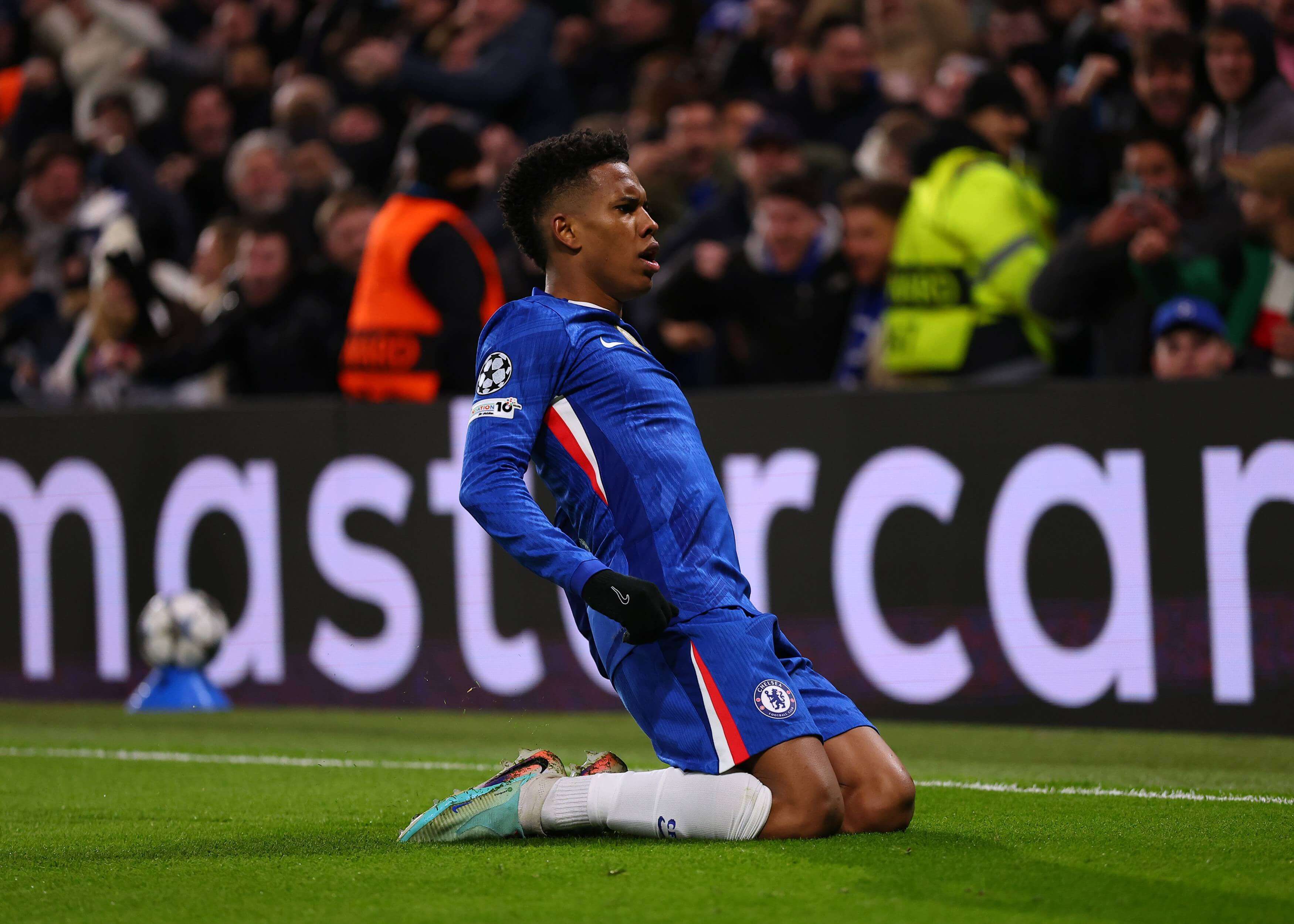  Estevao celebrando su gol contra el FC Barcelona (Cordon Press)
