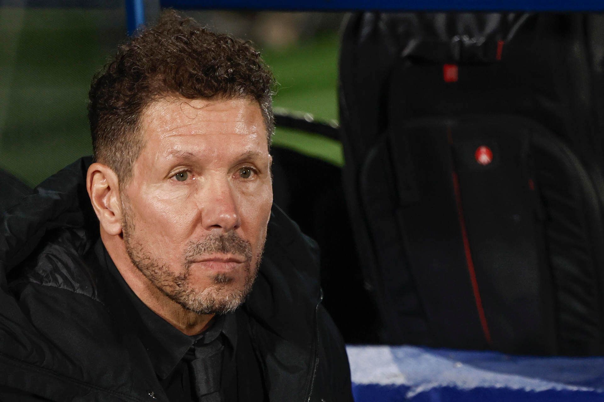  Simeone en el banquillo de Getafe (Cordon Press)
