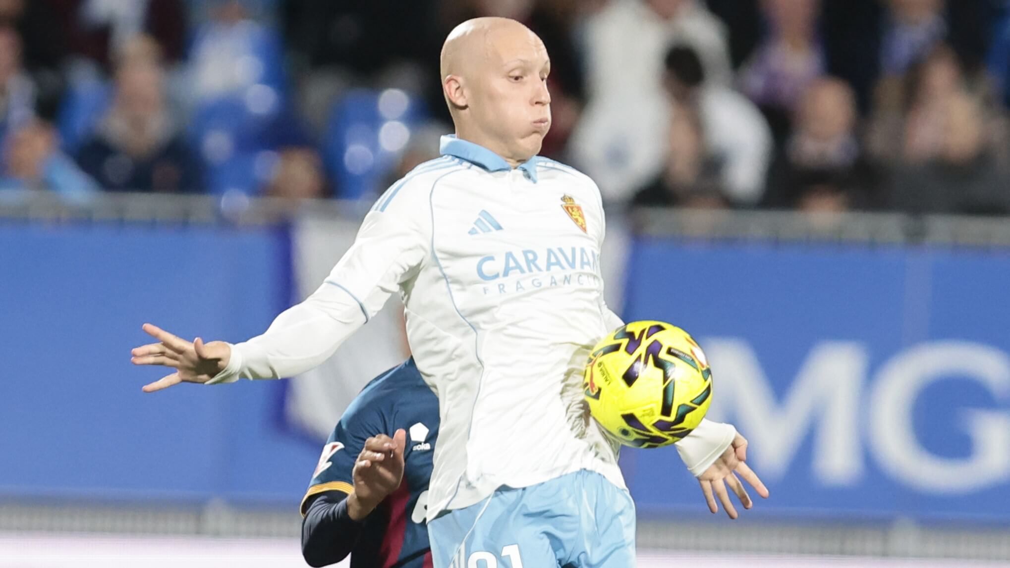  Valery Fernández, jugador del Real Zaragoza.