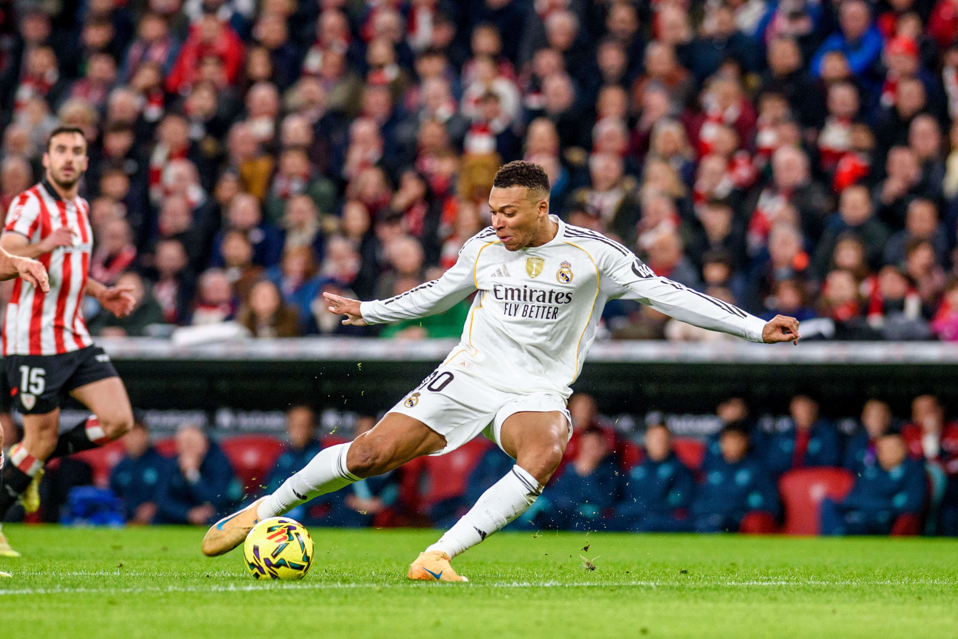  Mbappé en su gol en San Mamés