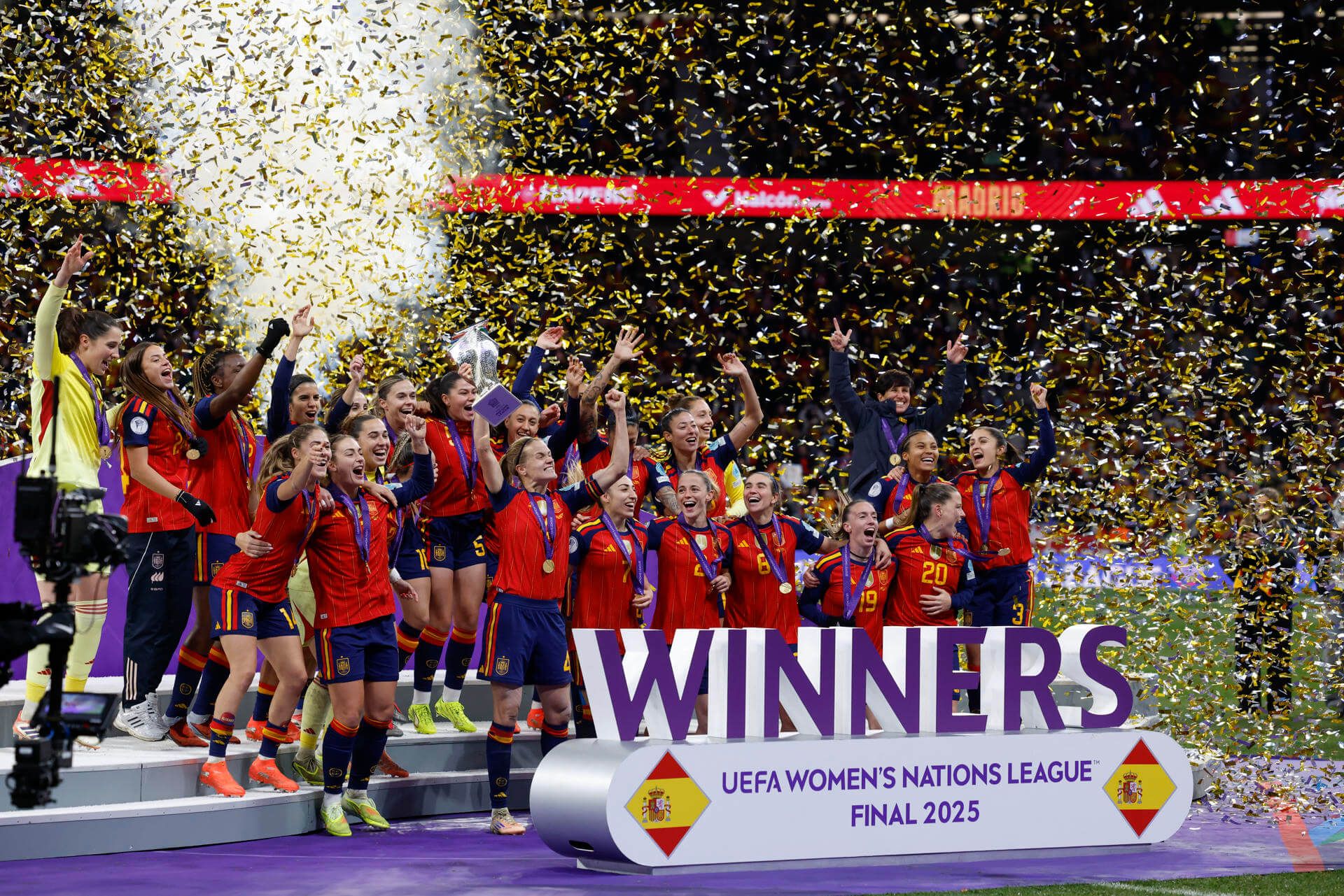 España se proclama campeona de la Nations League en el Metropolitano (FOTO: EFE).
