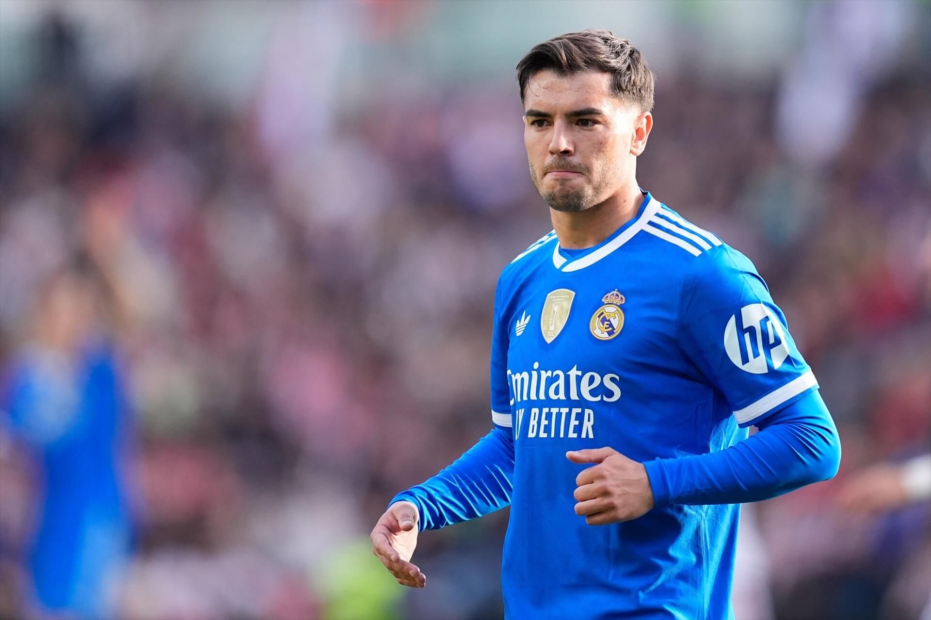  Brahim Díaz, en un partido con el Real Madrid.