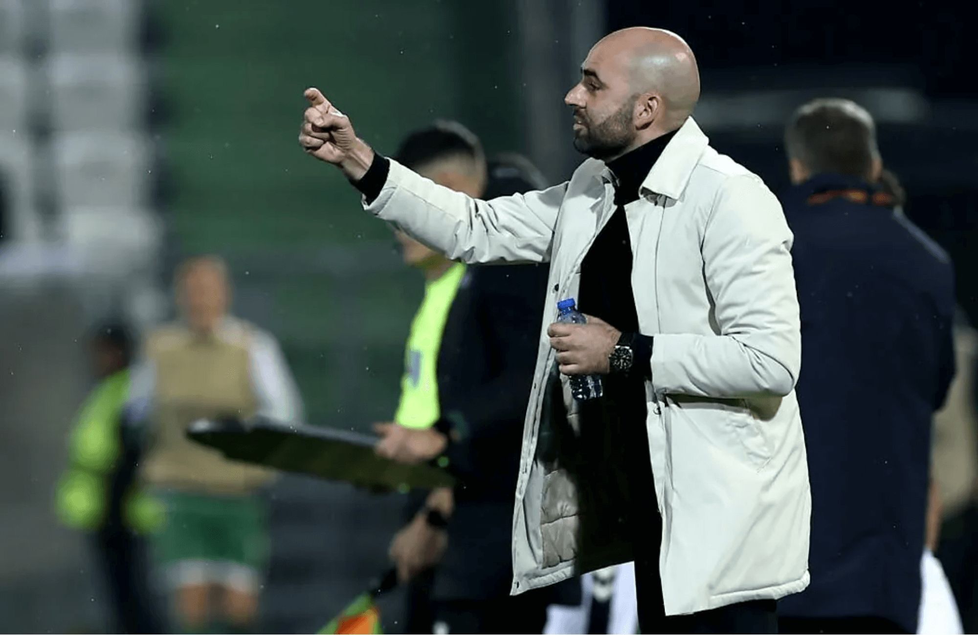 Claudio Giráldez ante el Ludogorets.