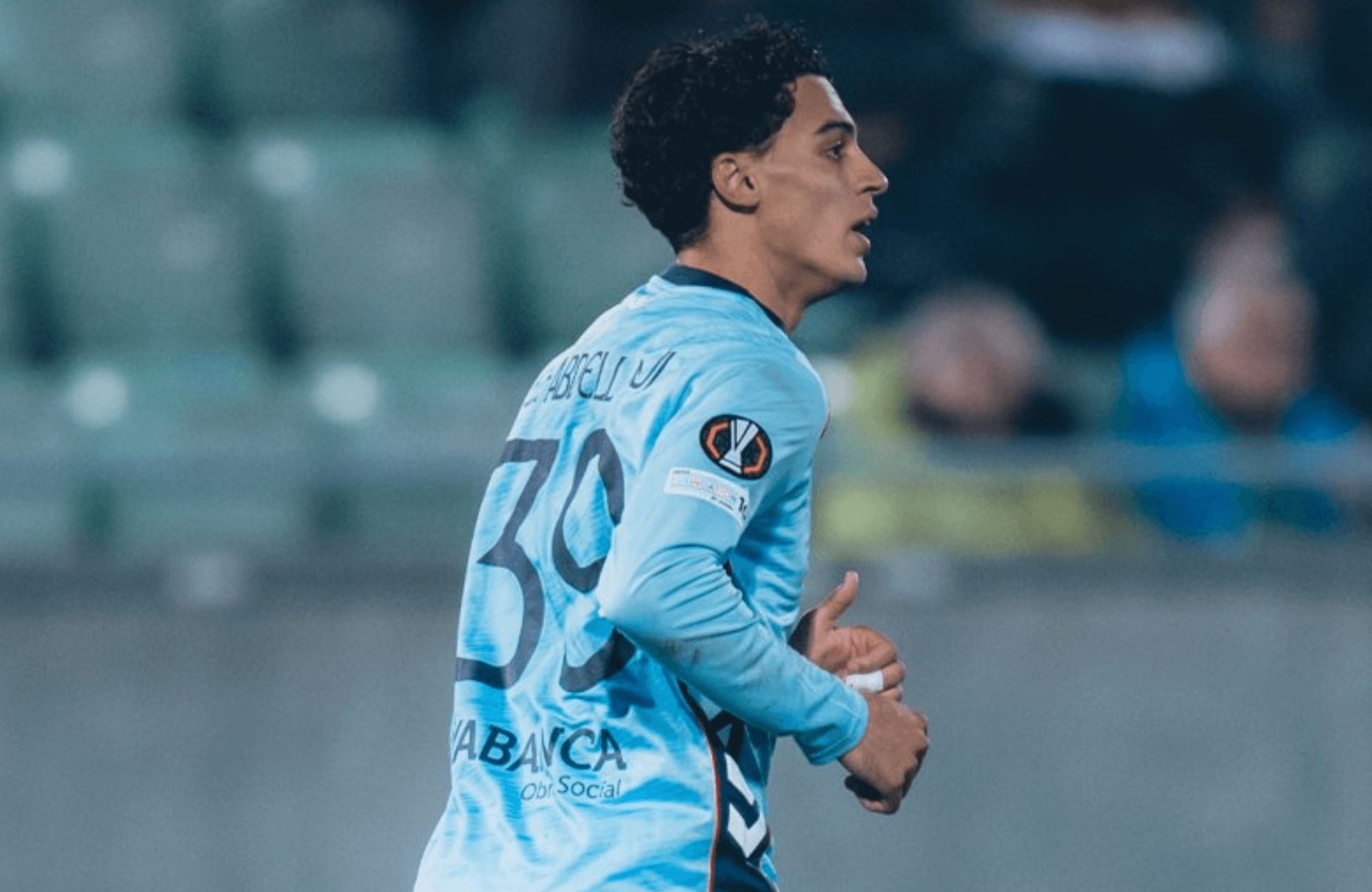 Jones El-Abdellaoui tras marcar gol.