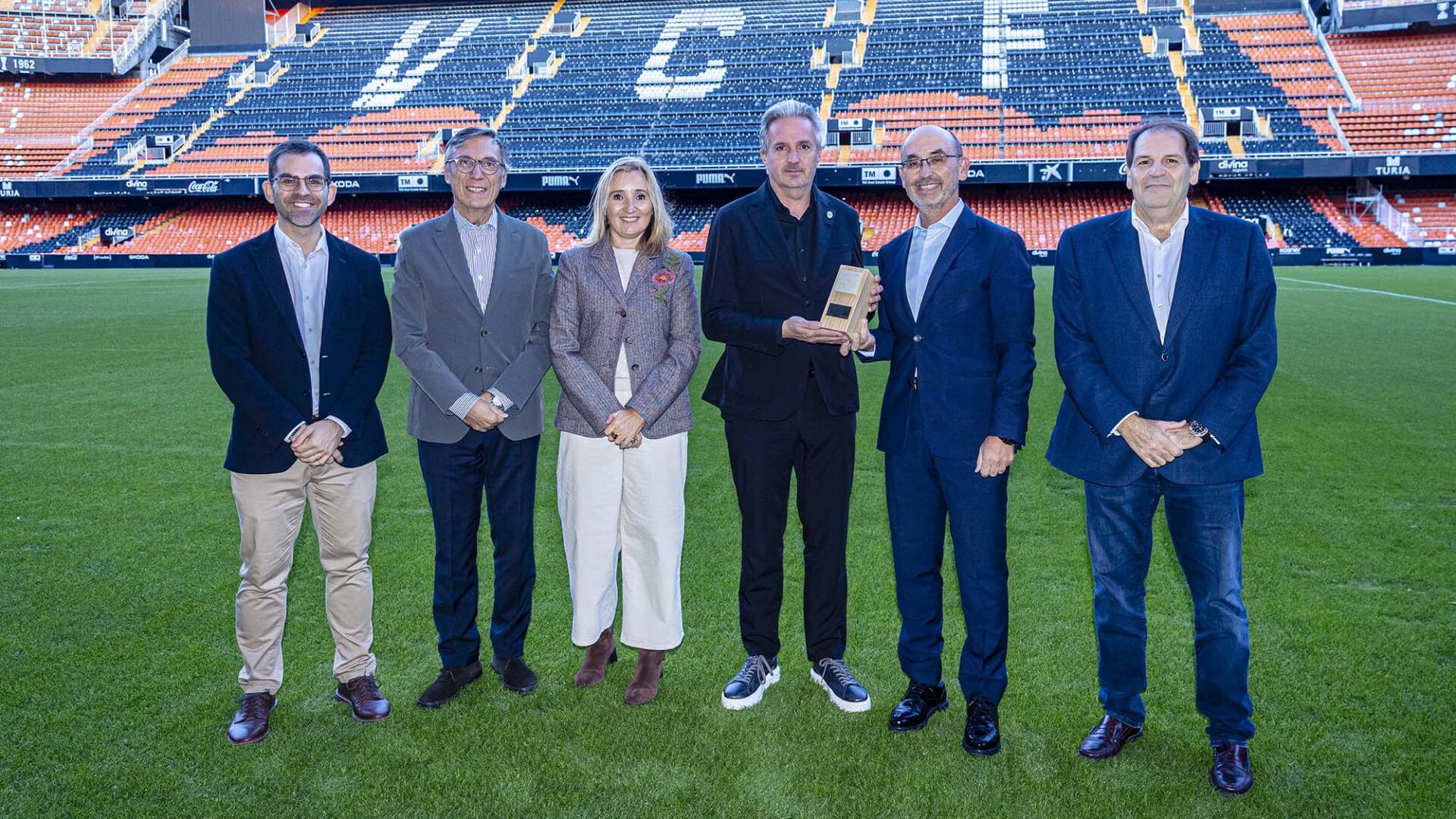 El Valencia CF, primer club en obtener el Sello en Sostenibilidad de LaLiga
