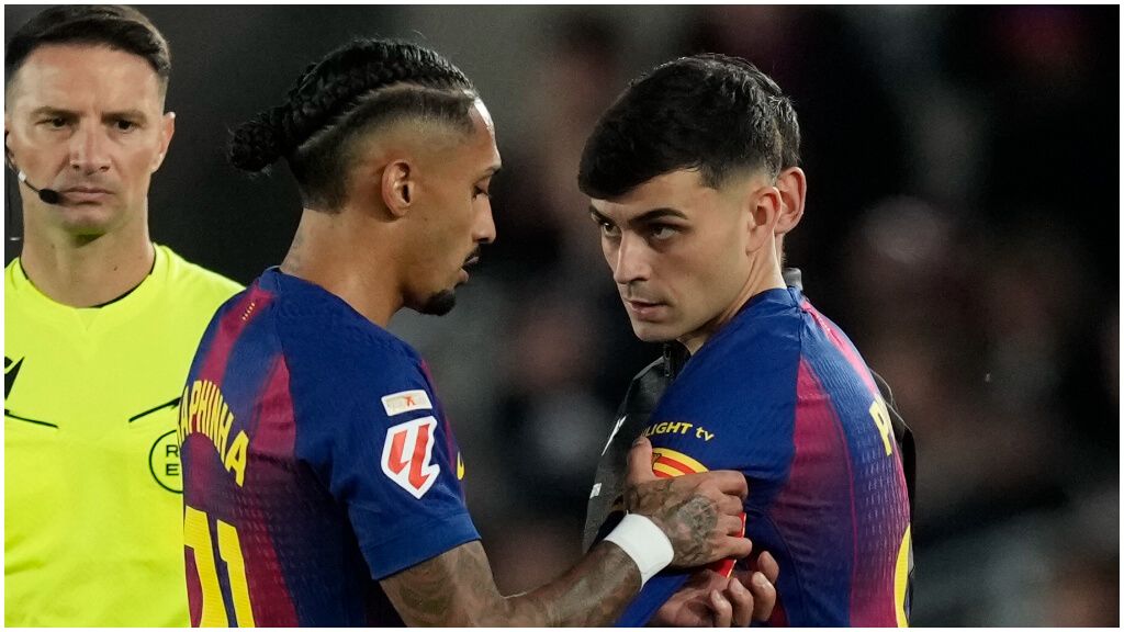 El regreso de Pedri al Camp Nou. (EFE)