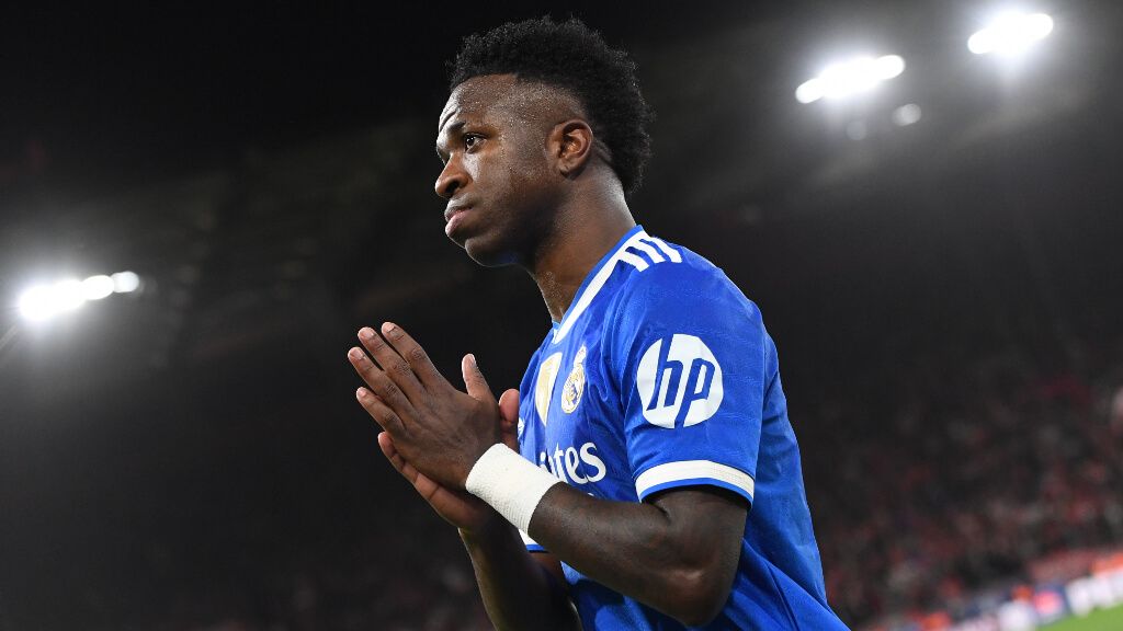  Vinicius ante el Olympiacos (Europa Press)