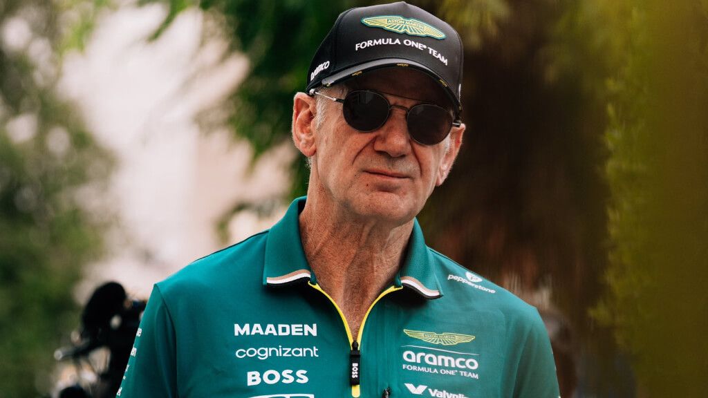 Adrian Newey, en Qatar.