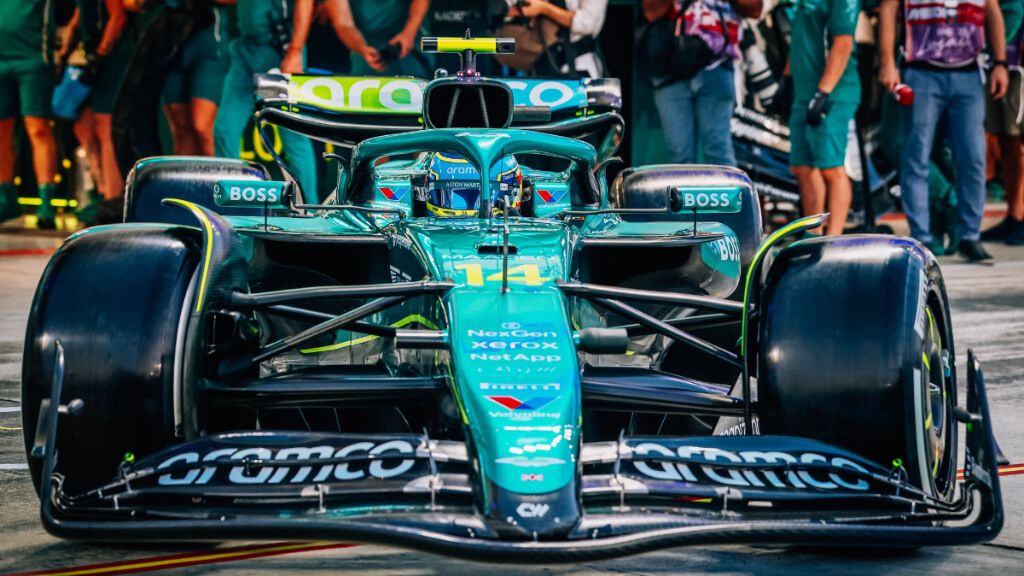  Fernando Alonso, en Qatar.