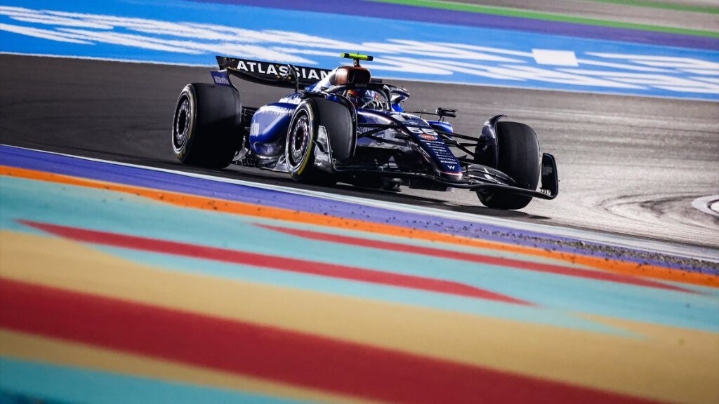 Carlos Sainz, en Qatar.