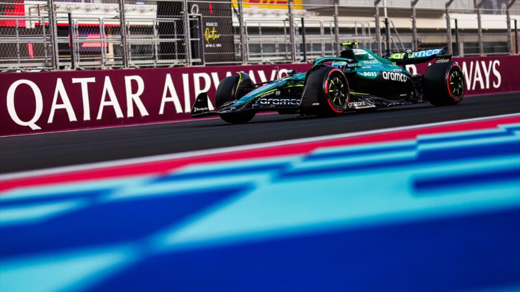  Fernando Alonso, en Qatar.