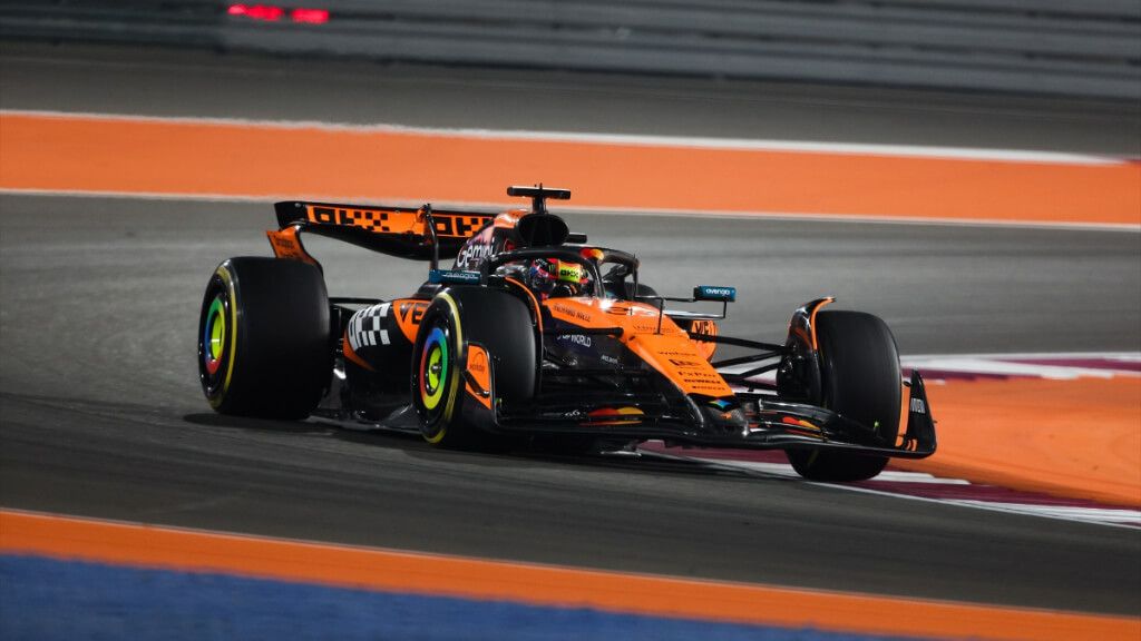Oscar Piastri, con McLaren, en Qatar.