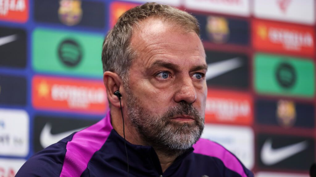  Hansi Flick en rueda de prensa (Europa Press)