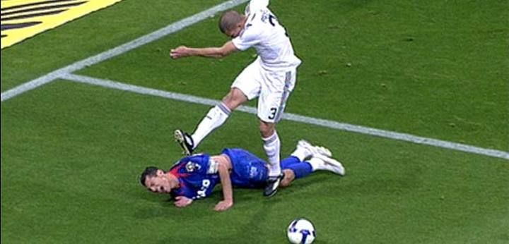  La agresión de Pepe a Casquero en 2009