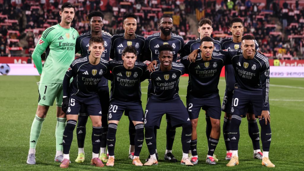 El once del Real Madrid en casa del Girona.