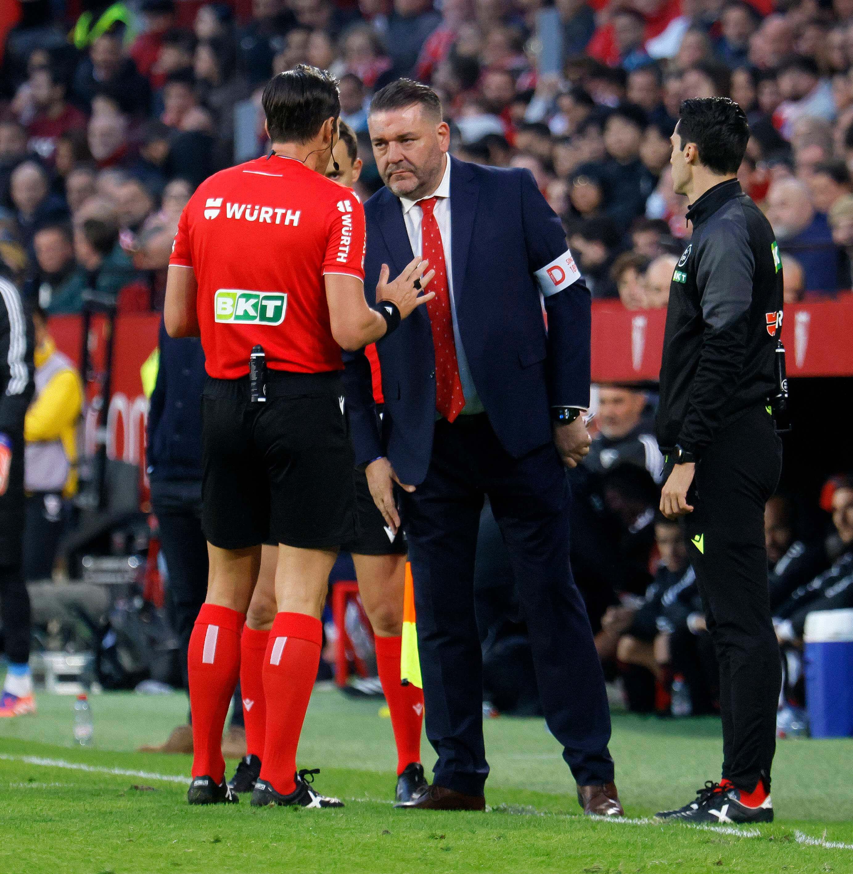  Pepe Díaz, en el Sevilla - Betis.