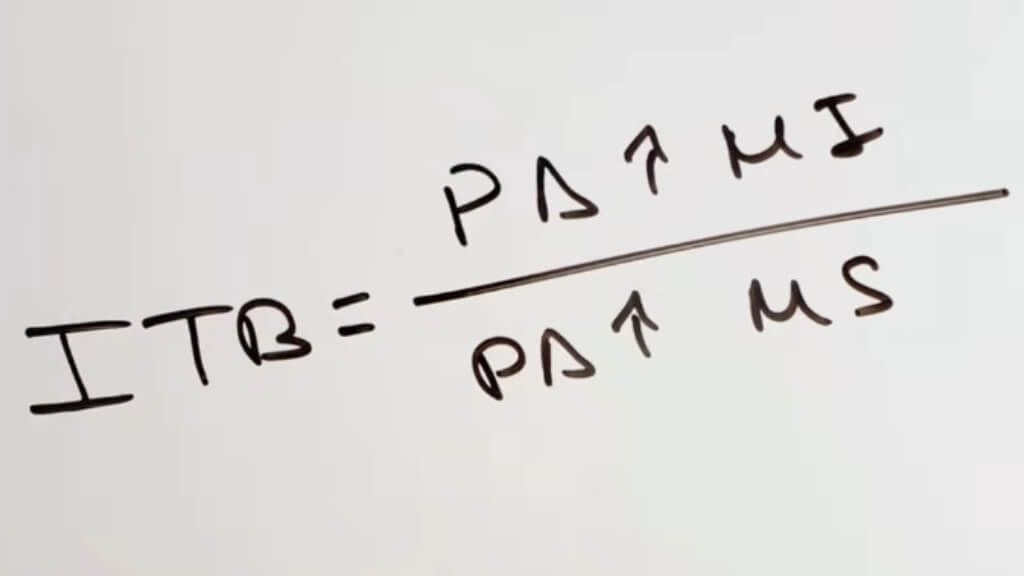  División para calcular el índice tobillo-brazo (@doctorabellan)