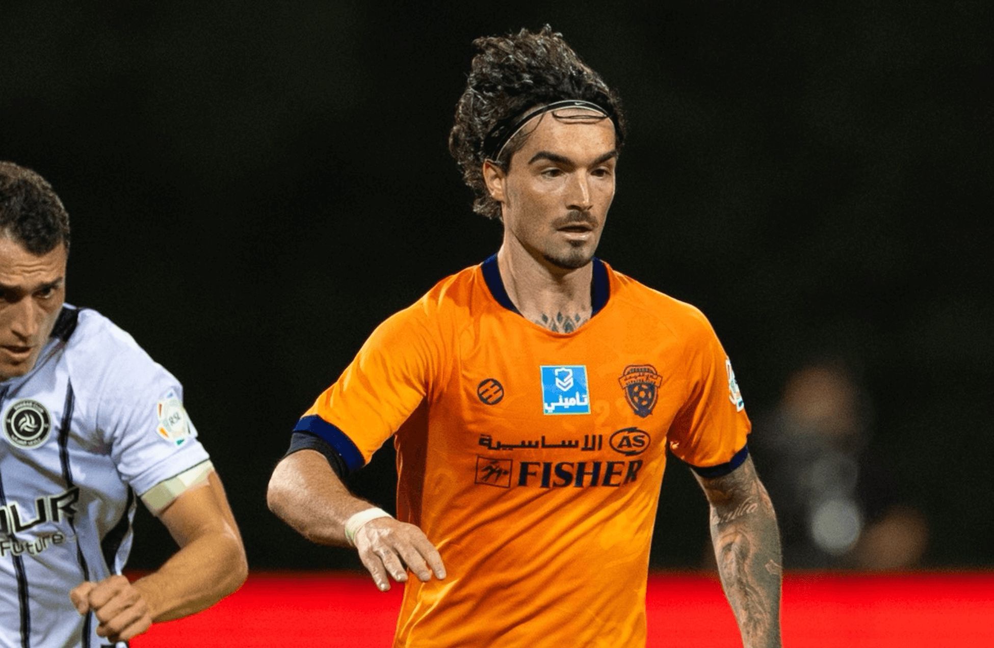 Jason Remeseiro, durante un partido en Arabia Saudí.