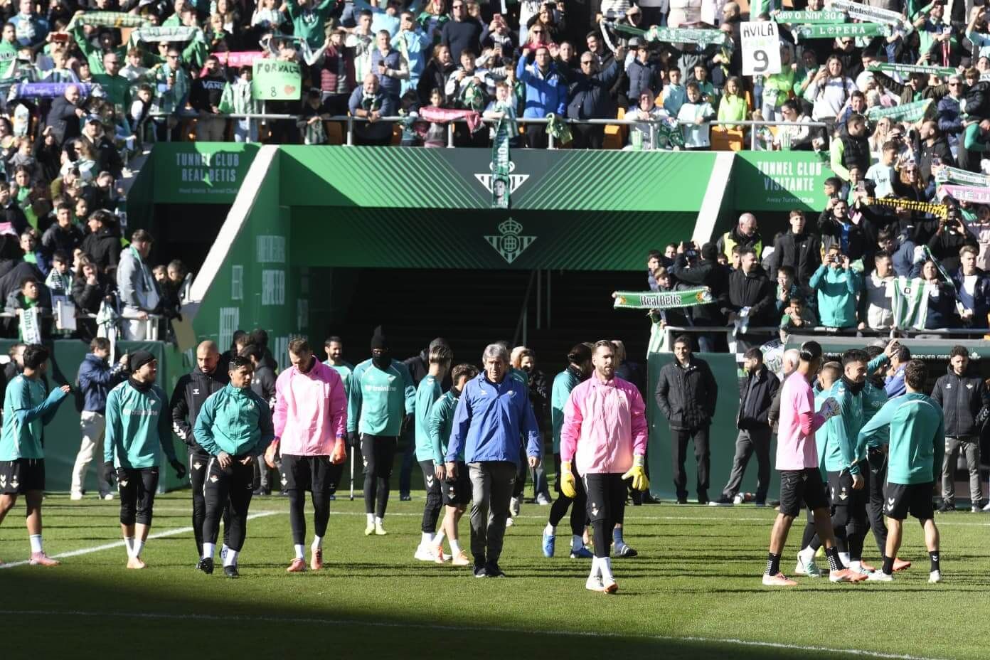  Manuel Pellegrini, en el entrenamiento previo al derbi Sevilla-Betis.