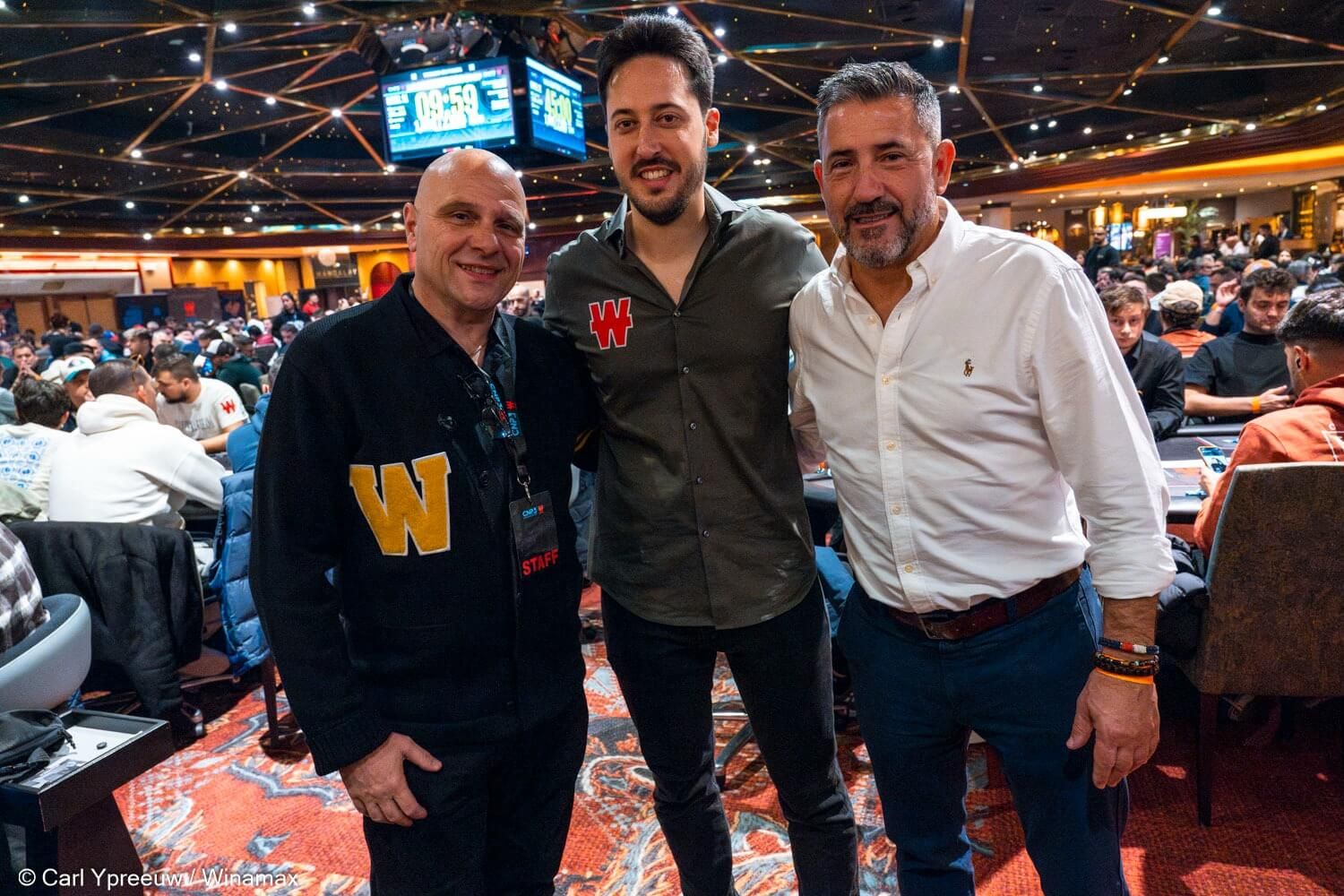 Matthieu Durand, Adrián Mateos y Jaime Sánchez