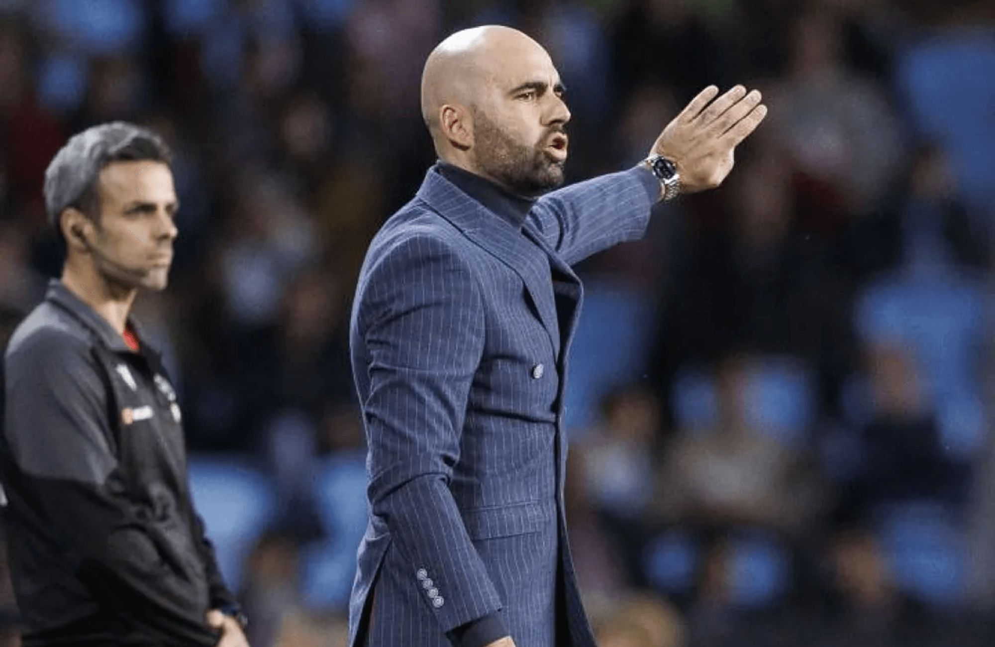  Claudio Giráldez en Balaídos.