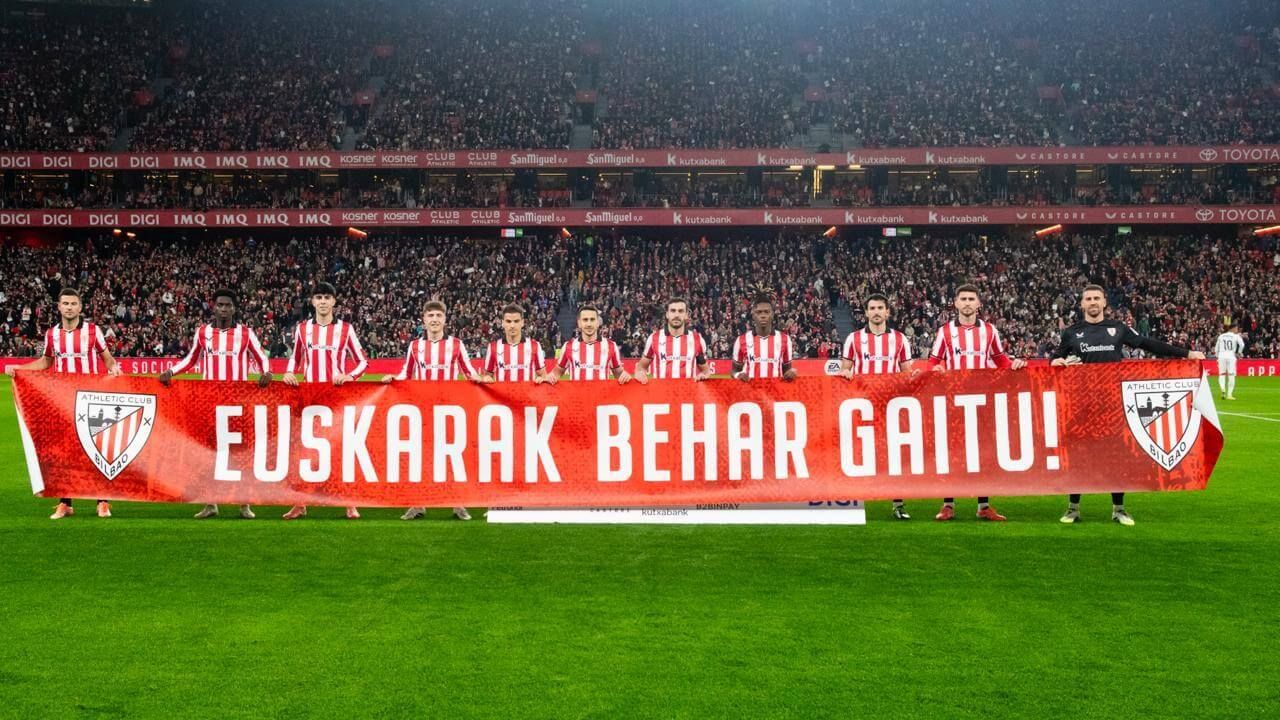  Este es el once que Ernesto Valverde sacaba en San Mamés ante el Real Madrid