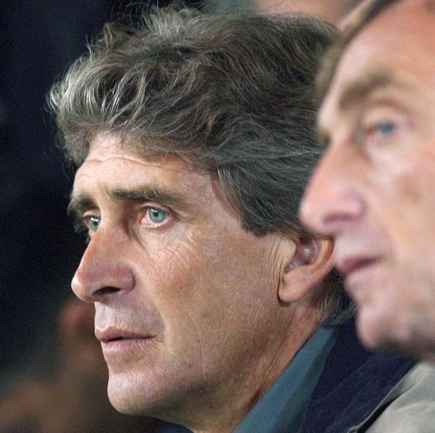 Pellegrini, junto a Cousillas, en su etapa en River Plate.