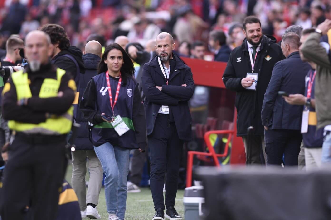  Manu Fajardo, en el Sánchez-Pizjuán.