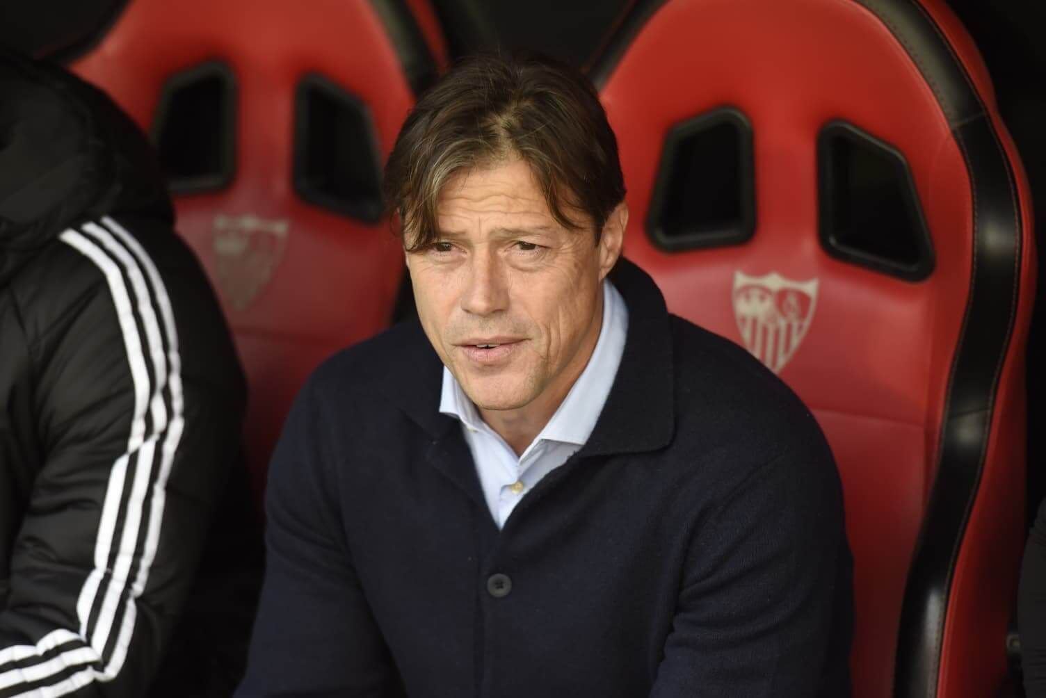 Matías Almeyda, en el Sevilla-Betis.